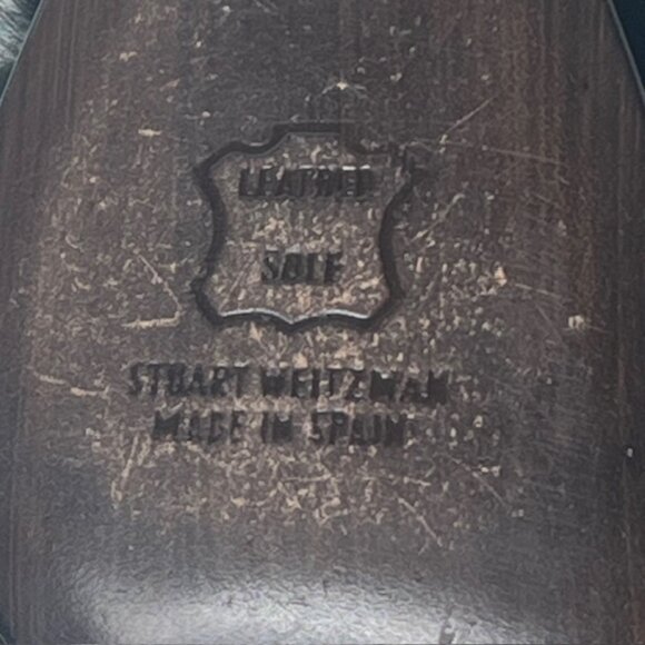 Stuart Weitzman Black Suede Pom-Pom Pumps Size 5M - Picture 8 of 10